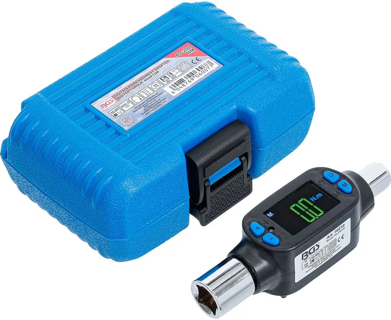 Digitale Momentsleutel Adapter 12,5 mm (1/2") 40 - 200 Nm - 70210 de BGS technic, Bleu – image du produit
