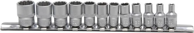 Doppenset twaalfkant 1/4 inches 12 delig by BGS technic – product image