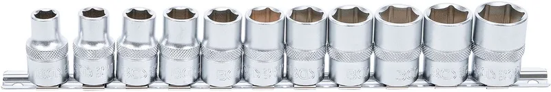 Doppenset zeskant 1/2 10 - 21 mm 11 delig de BGS technic, Chrome – image du produit