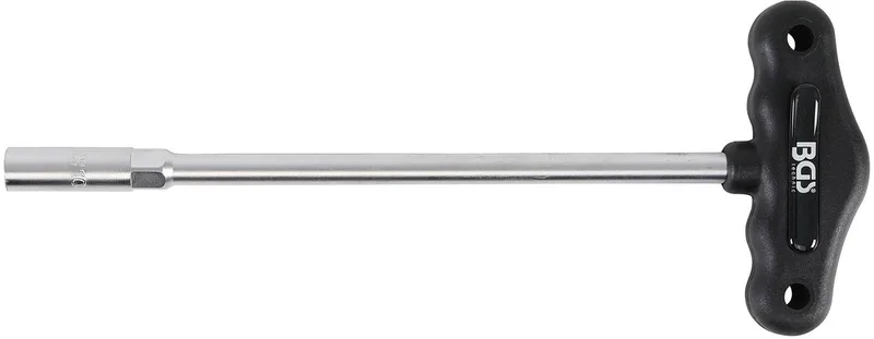 Dopsleutel met T-greep, zeskant 10 mm by BGS technic, Black – product image