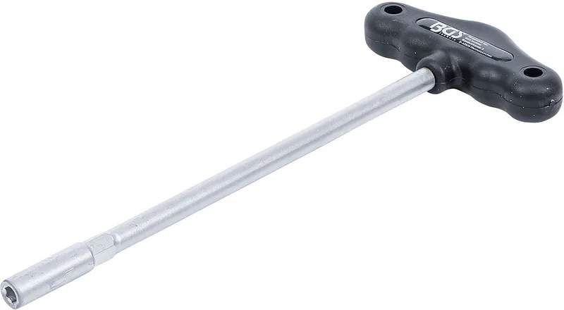 Dopsleutel met T-greep, zeskant 6 mm van BGS technic, Zilver – productafbeelding
