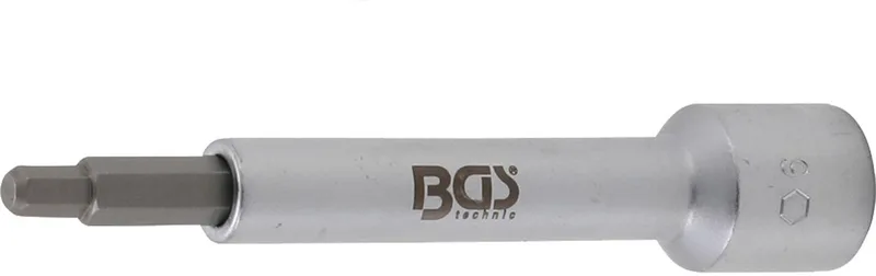 Dopsleutelbit - 1/2 - binnenzeskant 6 mm van BGS technic – productafbeelding