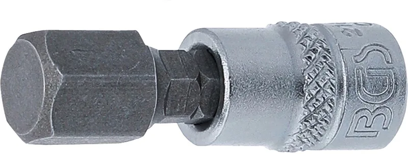 Dopsleutelbit - 1/4 - binnenzeskant 10 mm van BGS technic – productafbeelding