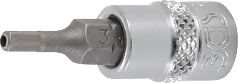 Dopsleutelbit 1/4 binnenzeskant met boring 3 mm von BGS technic – Produktbild