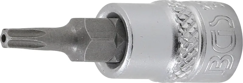 Dopsleutelbit 1/4 Torx met boring T15 by BGS technic – product image