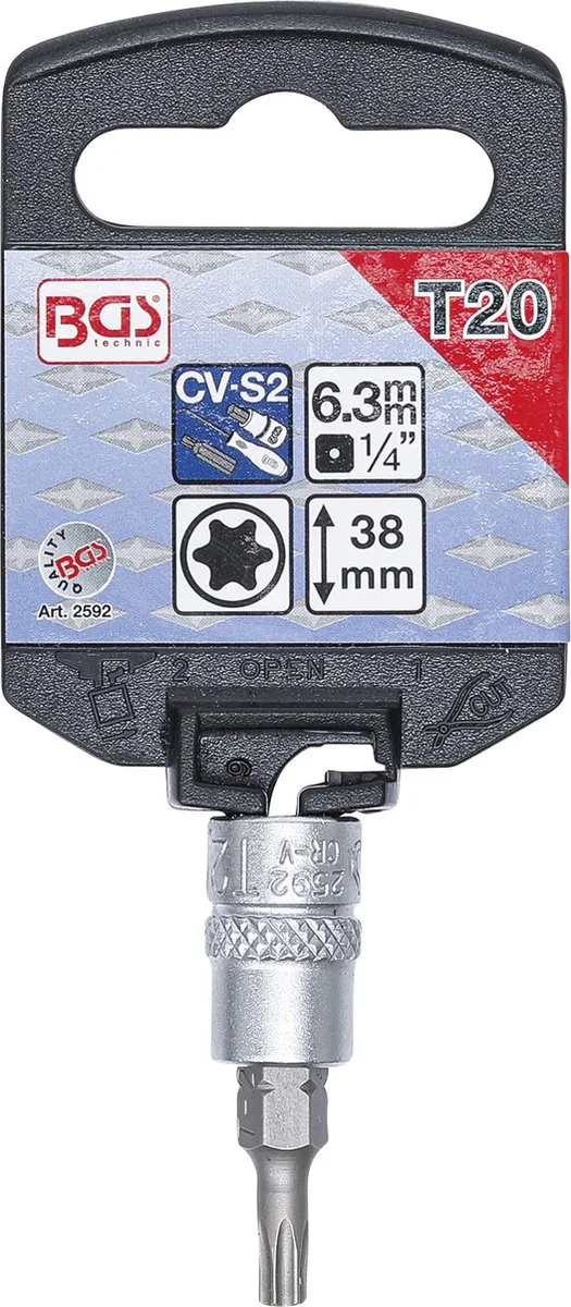 Dopsleutelbit 1/4 Torx T20 von BGS technic – Produktbild