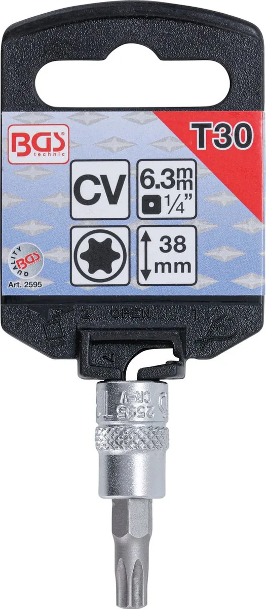 Dopsleutelbit 1/4 Torx T30 by BGS technic – product image