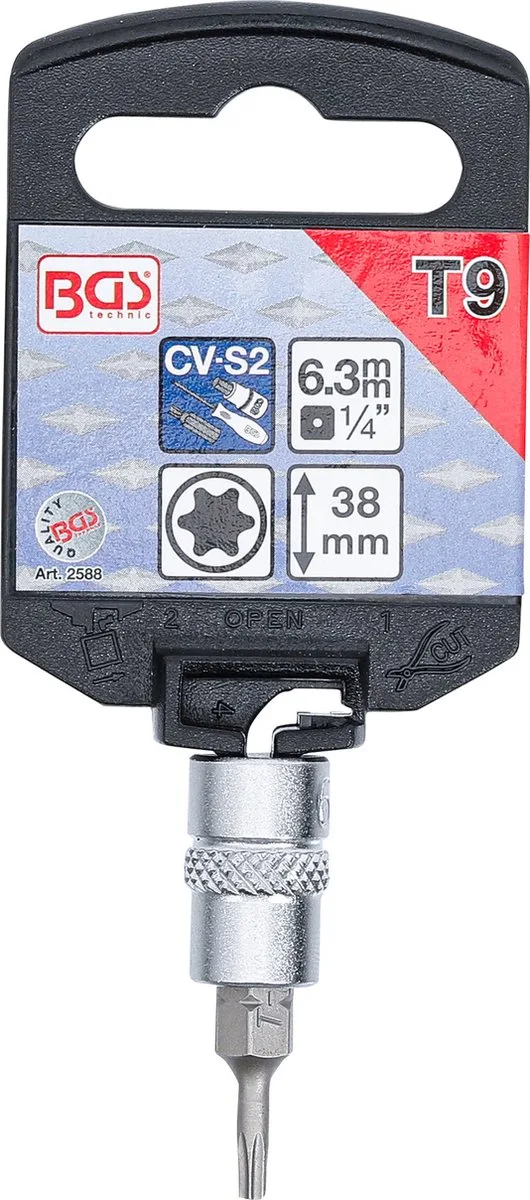Dopsleutelbit 1/4 Torx T9 von BGS technic – Produktbild