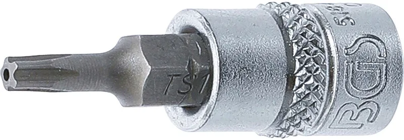Dopsleutelbit - 1/4 - TS-profiel (voor Torx-plus) met boring TS15 by BGS technic – product image