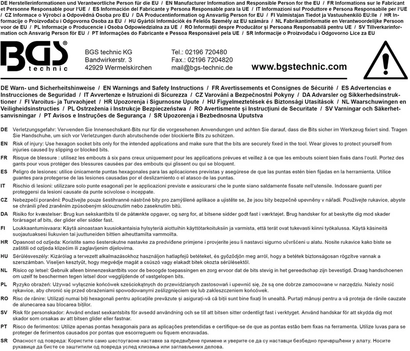 Dopsleutelbit 3/8 INBUS 6 mm von BGS technic – Produktbild
