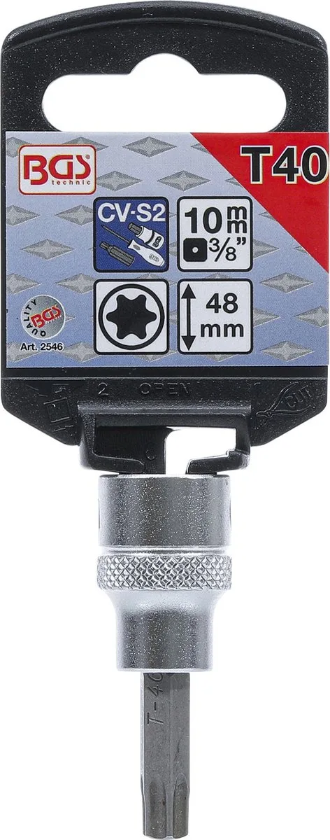 Dopsleutelbit 3/8 Torx T40 van BGS technic – productafbeelding