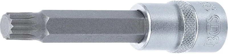Dopsleutelbit lengte 100 mm 1/2 veeltand (voor XZN) M12 von BGS technic – Produktbild