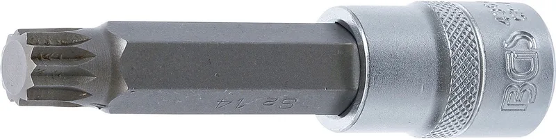 Dopsleutelbit lengte 100 mm 1/2 veeltand (voor XZN) M14 de BGS technic – image du produit