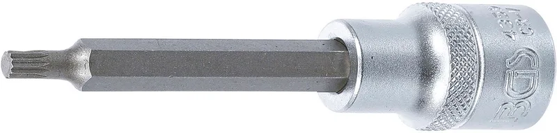 Dopsleutelbit lengte 100 mm 1/2 veeltand (voor XZN) M5 von BGS technic – Produktbild
