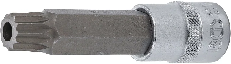 Dopsleutelbit lengte 100 mm 1/2 veeltand (voor XZN) met boring M16 von BGS technic – Produktbild