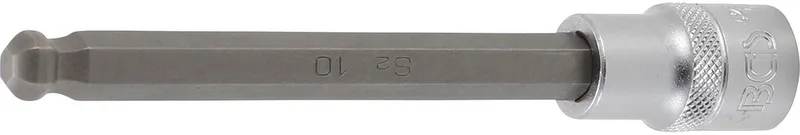 Dopsleutelbit - lengte 140 mm - 1/2 - binnenzeskant met kogelkop 10 mm by BGS technic – product image