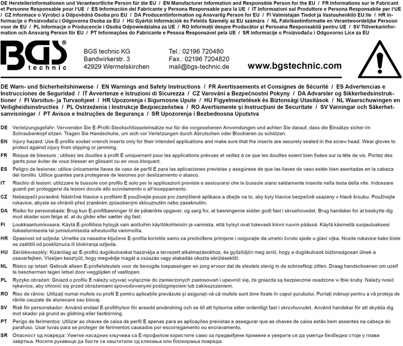 Dopsleuteldop E-profiel 1/4 E4 von BGS technic – Produktbild