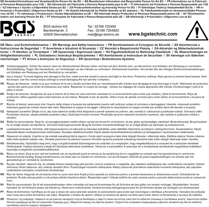 Dopsleuteldop Gear Lock, diep - 1/4 - 4 mm von BGS technic – Produktbild