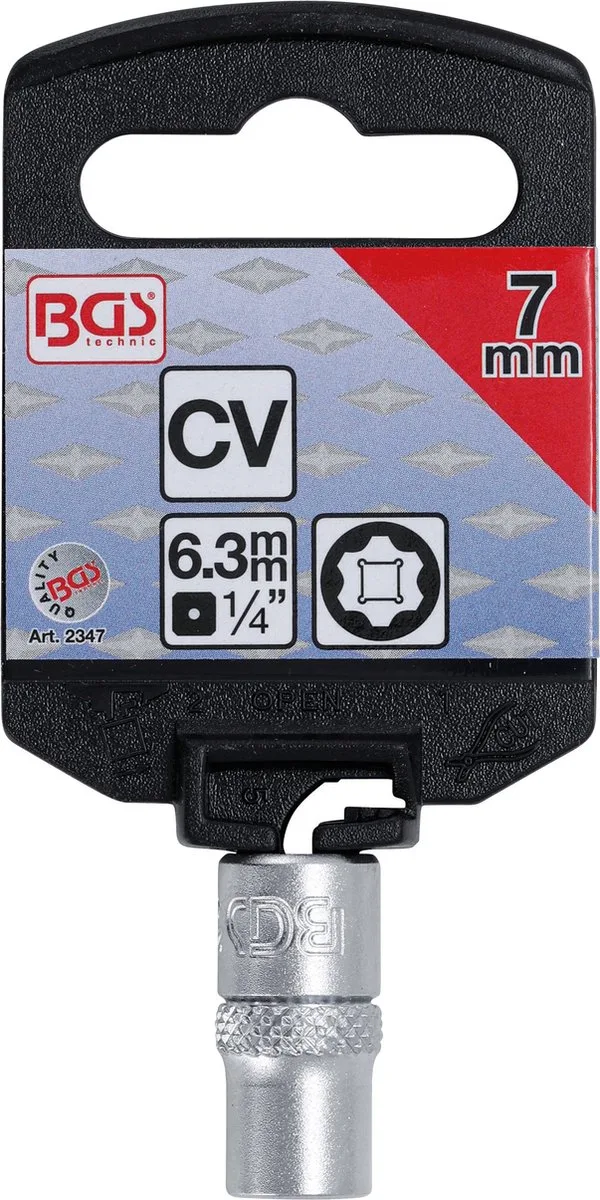 Dopsleuteldop Super Lock 1/4 7 mm van BGS technic – productafbeelding
