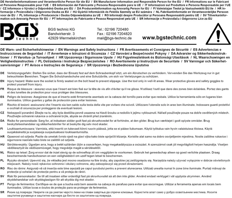 Dopsleuteldop twaalfkant - 1/4 - 7/16 by BGS technic – product image