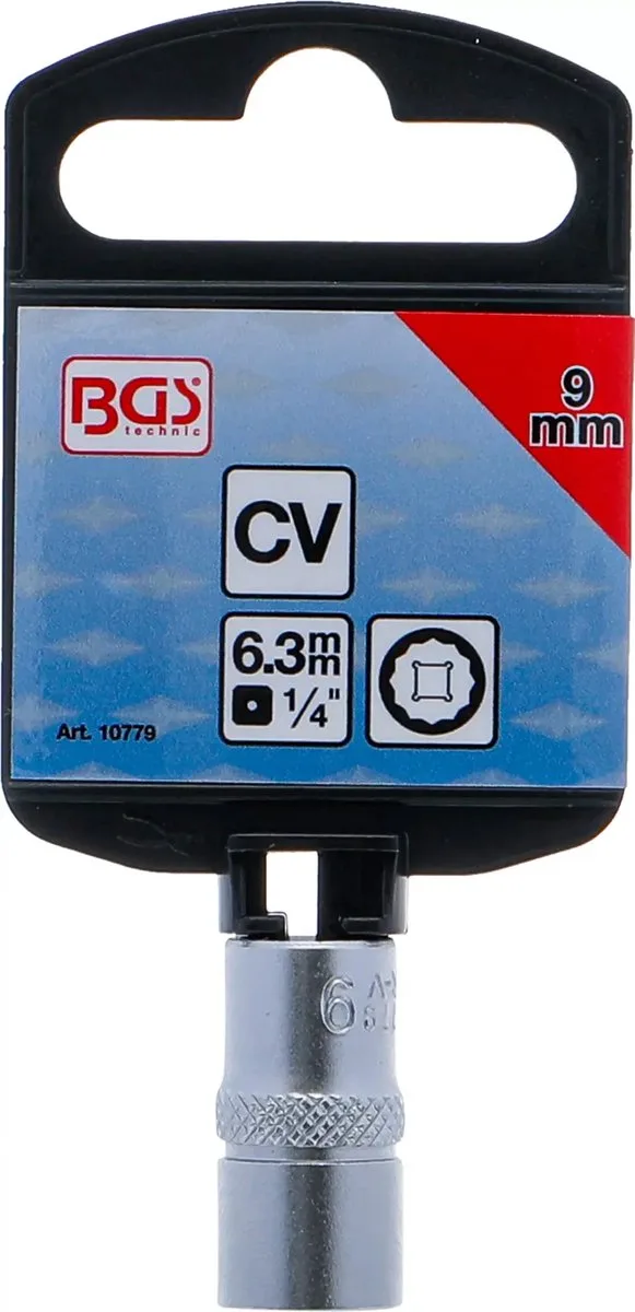 Dopsleuteldop twaalfkant - 1/4 - 9 mm von BGS technic – Produktbild