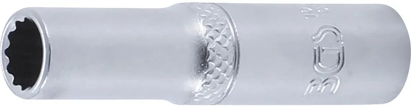 Dopsleuteldop twaalfkant, diep - 1/4 - 7 mm by BGS technic – product image