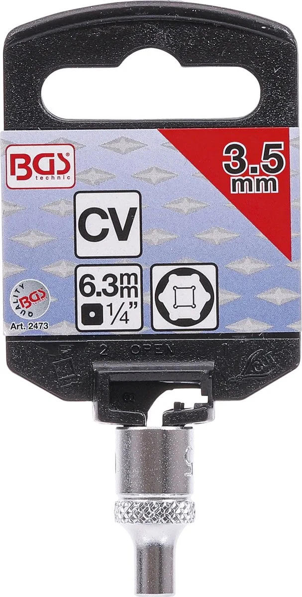 Dopsleuteldop zeskant 1/4 3,5 mm de BGS technic – image du produit