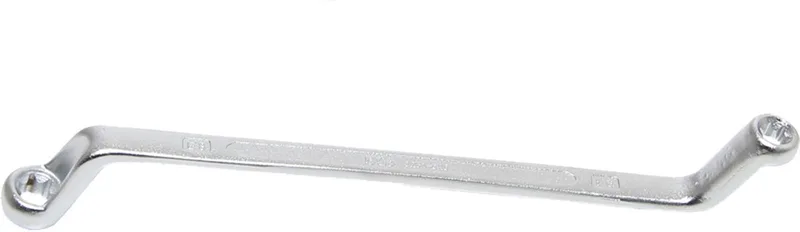 dubbele ringsleutel met E-profiel ringkoppen gebogen SW E6 x E8 - 2281-6X8 by BGS technic – product image