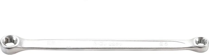 BGS Doppel-Ringschlüssel mit E-Profil-Ringköpfen SW E6 x E8 von BGS technic – Produktbild