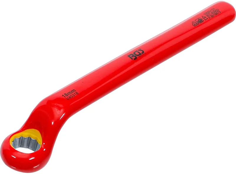 Enkelvoudige VDE-ringsleutel - diep gebogen - 18 mm von BGS technic – Produktbild