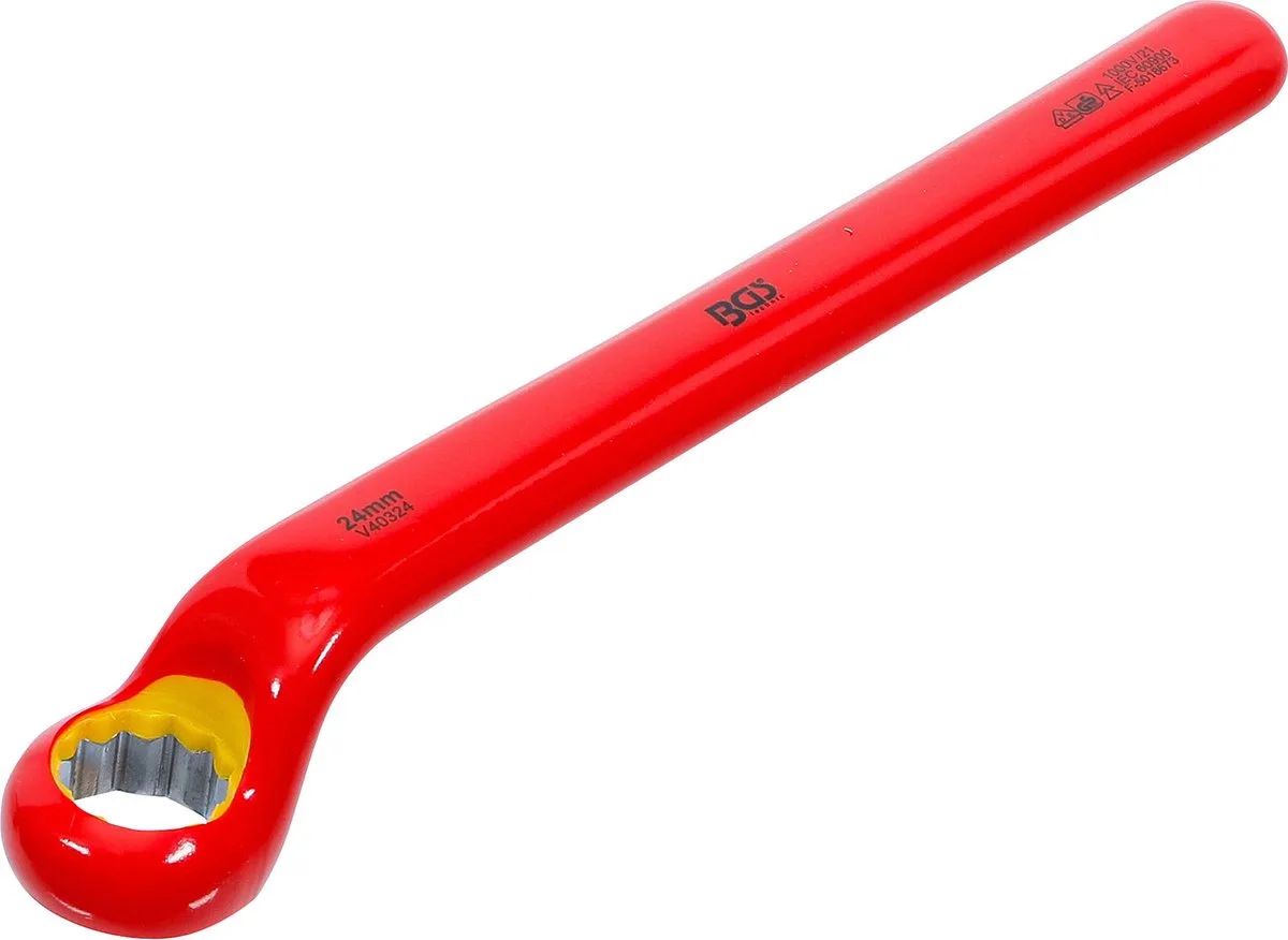 Enkelvoudige VDE-ringsleutel - diep gebogen - 24 mm von BGS technic – Produktbild
