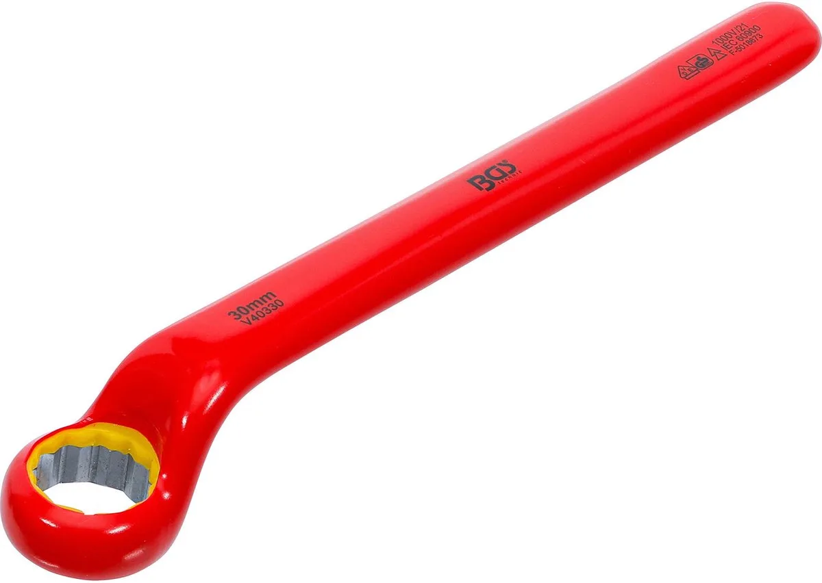 Enkelvoudige VDE-ringsleutel - diep gebogen - 30 mm van BGS technic – productafbeelding