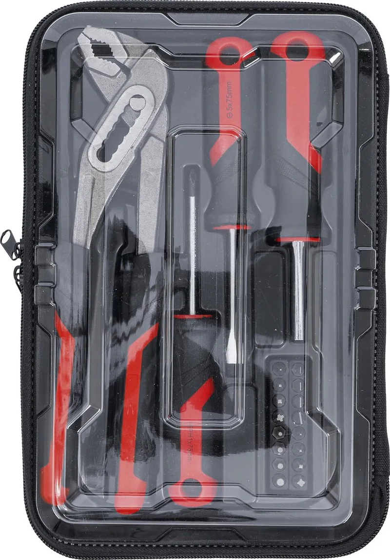 Gereedschapset 20 delig van BGS technic, Rood – productafbeelding