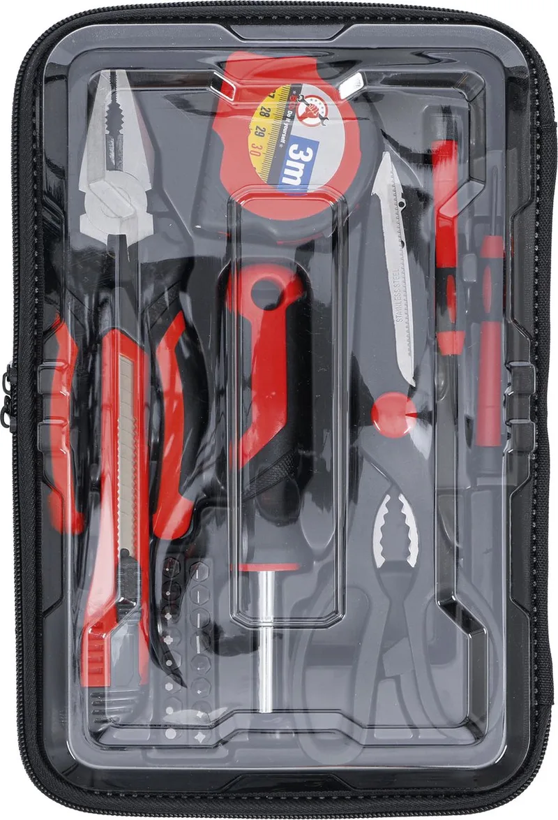 Gereedschapset 23 delig van BGS technic, Zwart – productafbeelding