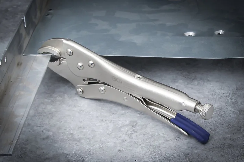 BGS Gripzange mit Vinyl-Grip-Lösehebel 250 mm von BGS technic, Blau – Produktbild