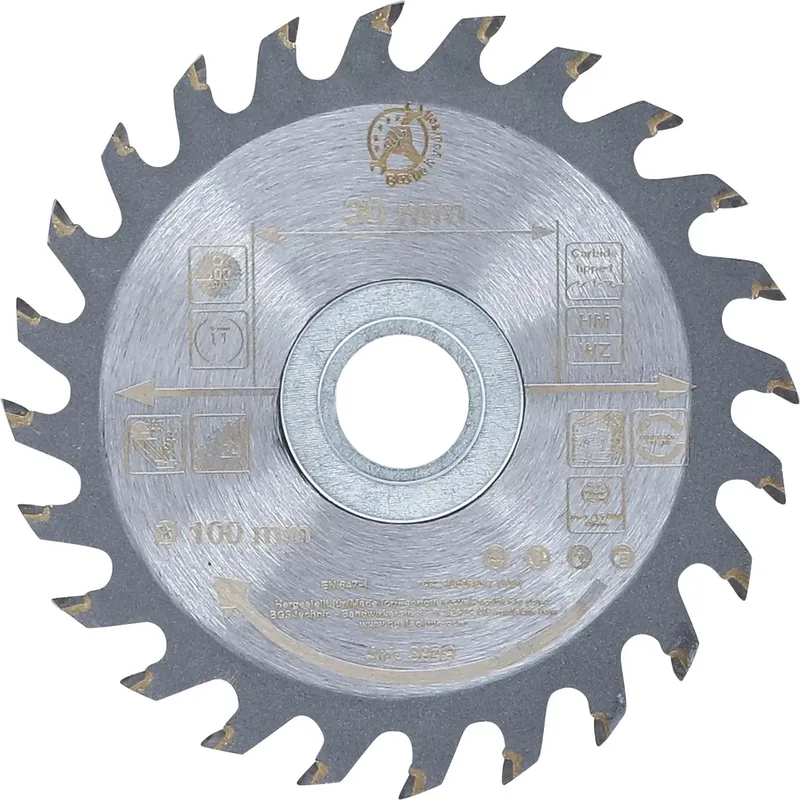 HM cirkelzaagblad - Ø 100 x 30 x 2,1 mm - 24 tanden de BGS technic – image du produit