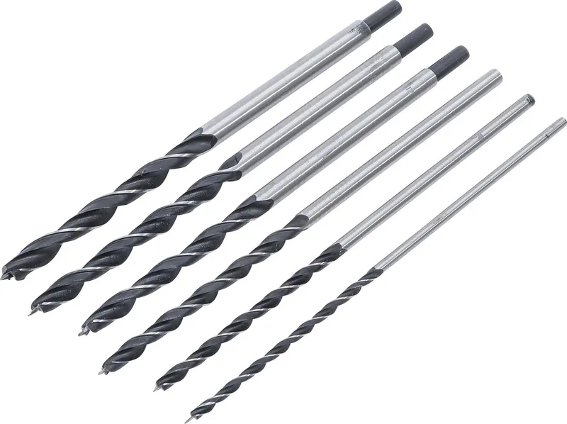 Houtboren set - Extra lang - 30cm lengte - 6 delig - 6mm - 14mm - Lange boren - BGS2018 by BGS technic – product image