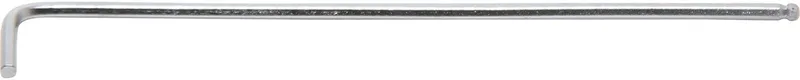 BGS Winkelschlüssel extra lang Innensechskant/Innensechskant mit Kugelkopf 2,0 mm von BGS technic, Silber – Produktbild