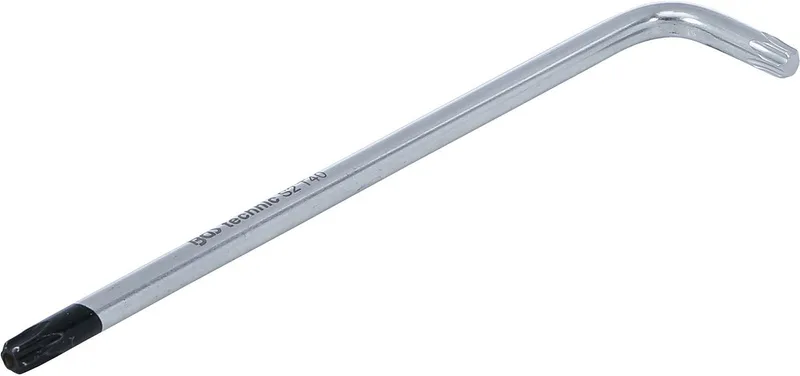 Inbussleutel extra lang T-profiel (voor Torx) met/zonder gat ... by BGS technic, Silver – product image