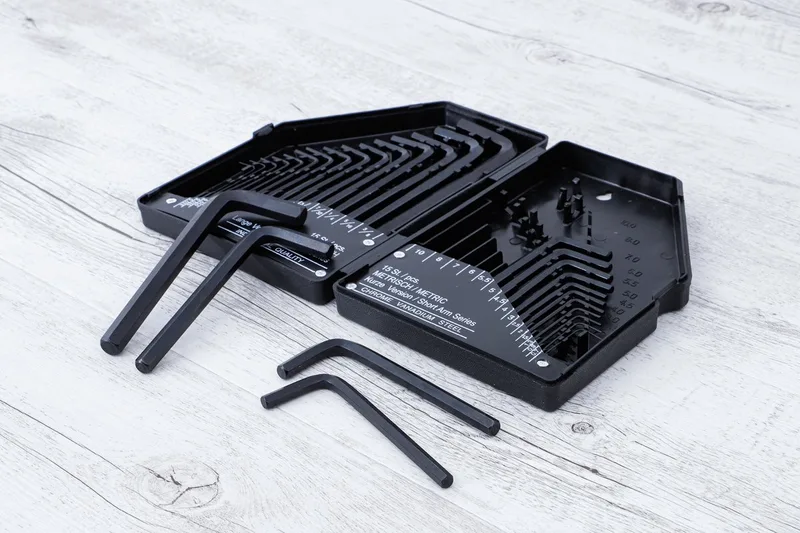 Inbussleutel Set – Millimeter En Inch – Type 810 de BGS technic, Noir – image du produit