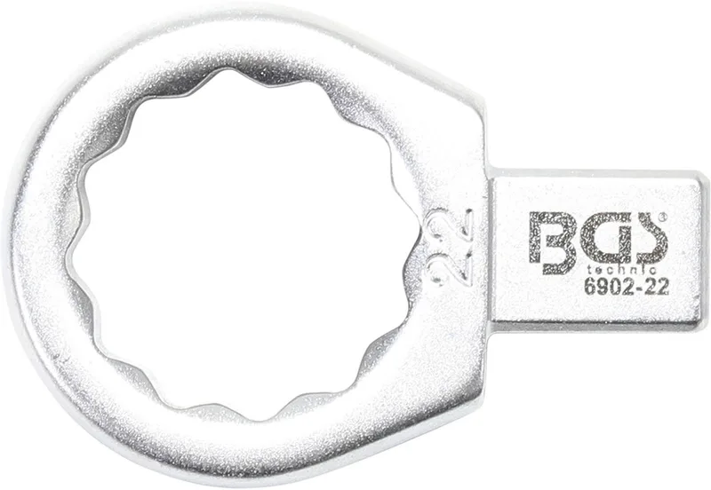 insteek-ringsleutel 22 mm opname 9 x 12 mm - 6902-22 de BGS technic – image du produit