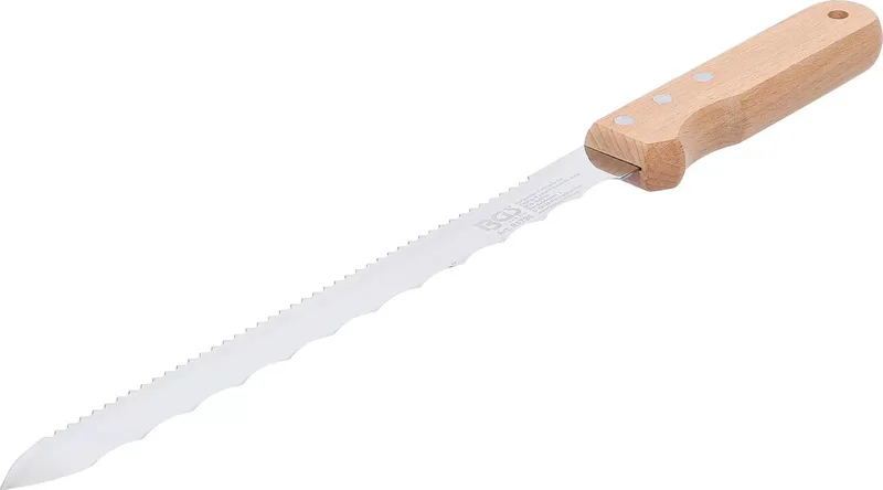 Isolatiemes - 420 mm - Houten handgreep van BGS technic, Zilver – productafbeelding