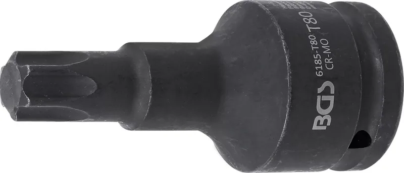 Kracht dopsleutelbit - lengte 100 mm - 3/4 - Torx T80 de BGS technic – image du produit