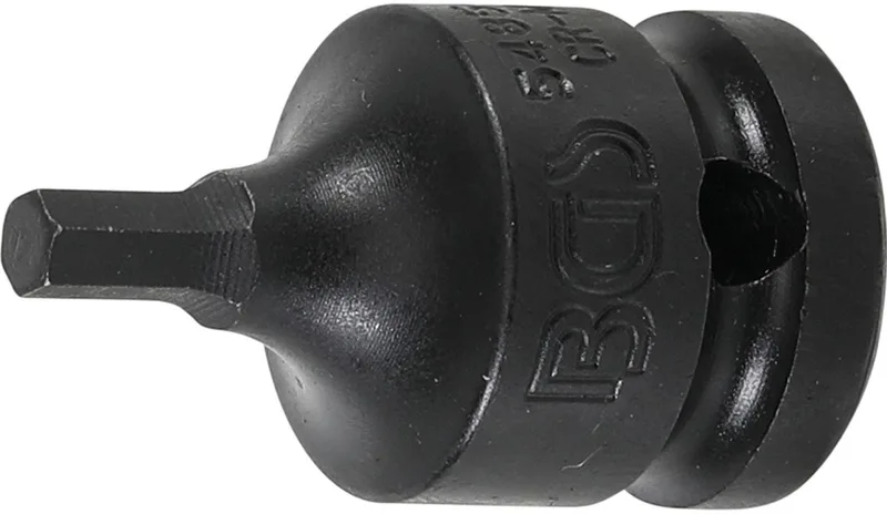 Kracht dopsleutelbit - lengte 42 mm - 1/2 - binnenzeskant 5 mm by BGS technic – product image