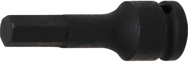 Kracht dopsleutelbit - lengte 75 mm - 1/2 - binnenzeskant 12 mm by BGS technic – product image