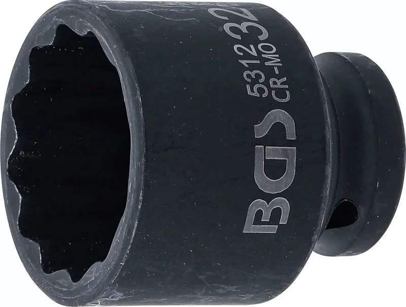 Kracht Dopsleuteldop twaalfkant - 1/2 - 32 mm van BGS technic – productafbeelding
