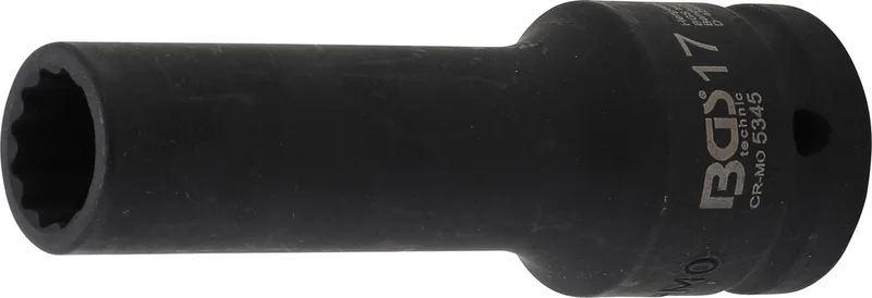 Kracht dopsleuteldop twaalfkant, diep 3/4 17 mm von BGS technic – Produktbild