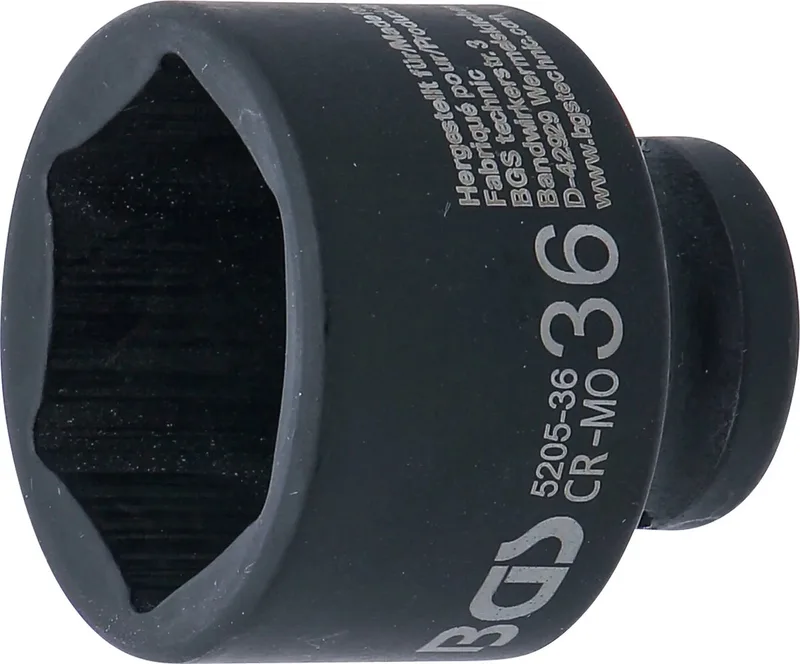 Kracht Dopsleuteldop zeskant - 1/2 - 36 mm von BGS technic – Produktbild