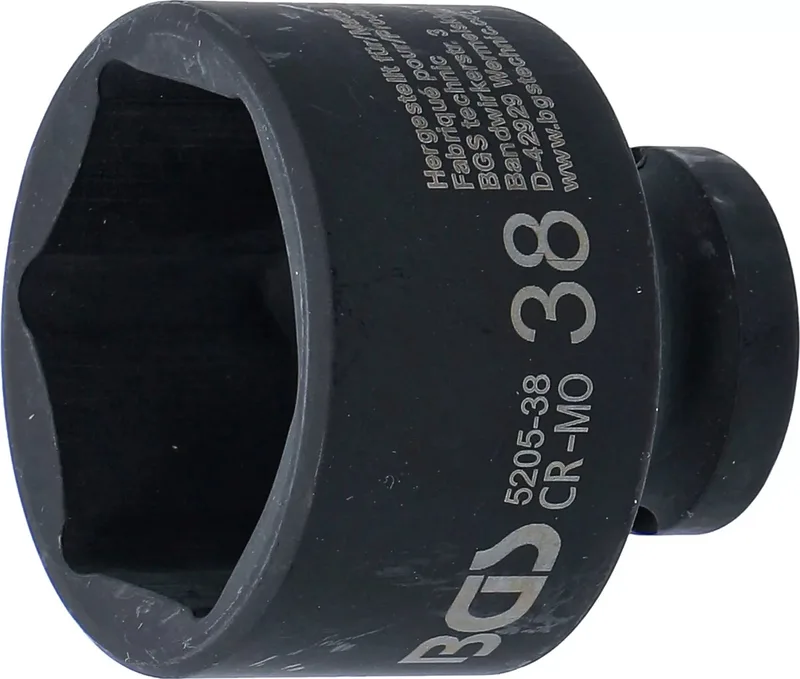 Kracht Dopsleuteldop zeskant - 1/2 - 38 mm by BGS technic – product image