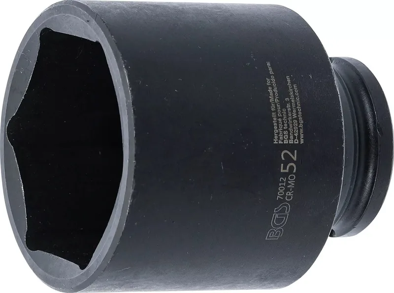 Kracht Dopsleuteldop zeskant - 1/2 - 52 mm by BGS technic – product image
